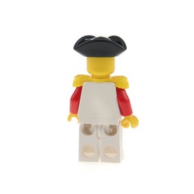 1x LEGO Mini Figurine Imperial Soldier Should Pads Yellow Tricorn Hat 6271 pi065