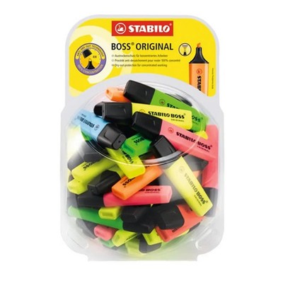 STABILO Textmarker BOSS ORIGINAL, 60er Bonbonglas 1 bis 20 Stk Spare bis 13%