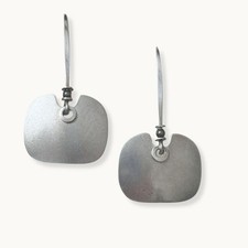 Ed Levin Sterling Silver Drop Earrings