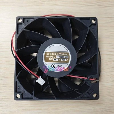 1 pc. New Y-Y9238H48B Cabinet Cooling Fan 9238 DC48V 0.25A 9CM 2Pin #zc