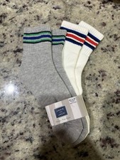 Janie And Jack Socks 2 Pair Size 10-12 Shoe Size 3-5