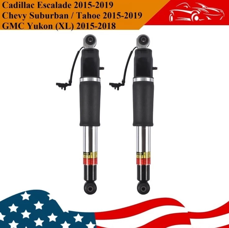 Amortiguadores de aire traseros 2 piezas para Cadillac Escalade Chevrolet Tahoe 2015-2019 Foto 3 de 4