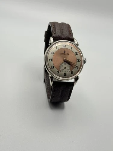 Rolex Vintage Steel Manual Wind 1940s 34mm
