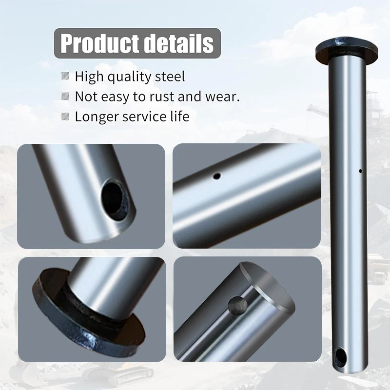 Mini Excavator Bucket Pin Bucket Link Pin 35mmx250mm For Cat Bobcat,JohnDeere US - Image 3 of 4