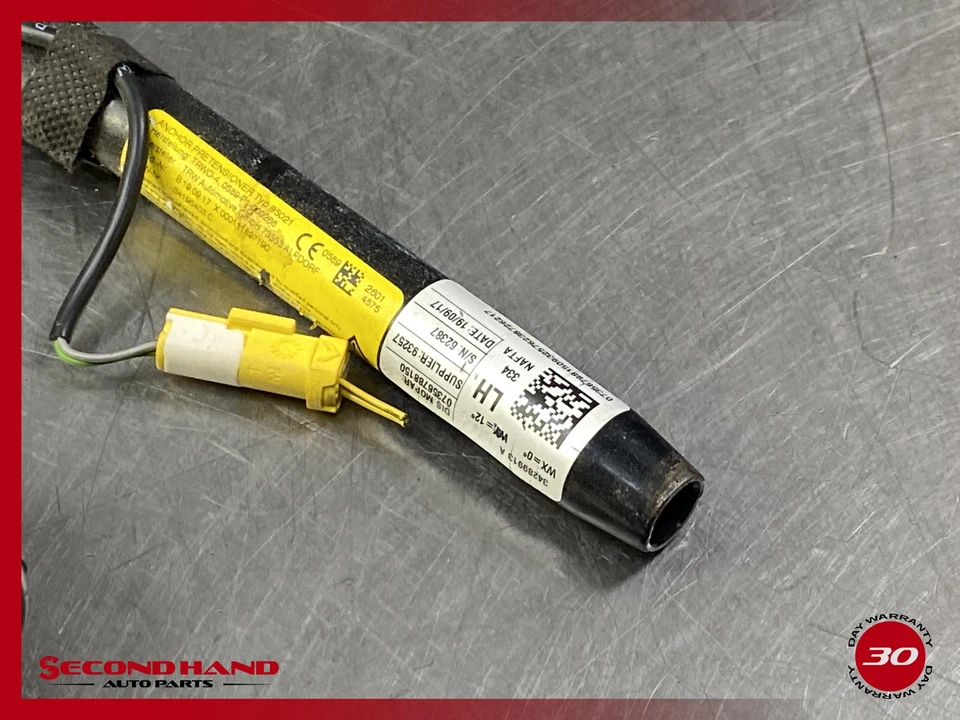 14-17 Fiat 500L 500X 4D 1.4L tracción delantera izquierda cinturón retractor Foto 4 de 4