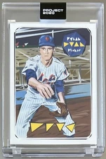TOPPS PROJECT 2020 #186 NOLAN RYAN HOF by Artist NATUREL HOF 1969 METS FREE SHIP