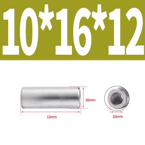 M8 Edelstahl V2A Gewindemuffen Rund Verbindungsmutter Langmutter Distanzmuffe - Bild 37 von 50