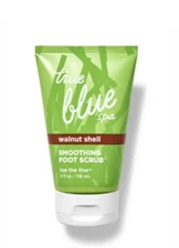 BATH & BODY WORKS TRUE BLUE SPA WALNUT SHELL SMOOTHING FOOT SCRUB 4 OZ