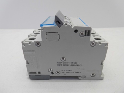 HAGER NCN TYPE C TRIPLE POLE 3P MINIATURE CIRCUIT BREAKER MCB CONSUMER UNIT - Picture 39 of 40