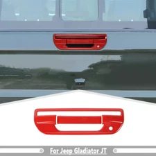 Car Tailgate Door Handle Cover Trim For Jeep Gladiator JT 20-25 Accessories Red