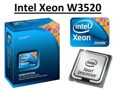 Intel Xeon W3520 SLBEW 2,66-2,93GHz, 8MB Cache, 4 Core, Sockel LGA1366, 130W CPU