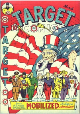 TARGET COMICS 102 Unique Issue Collection PDF Format On USB Flash Drive