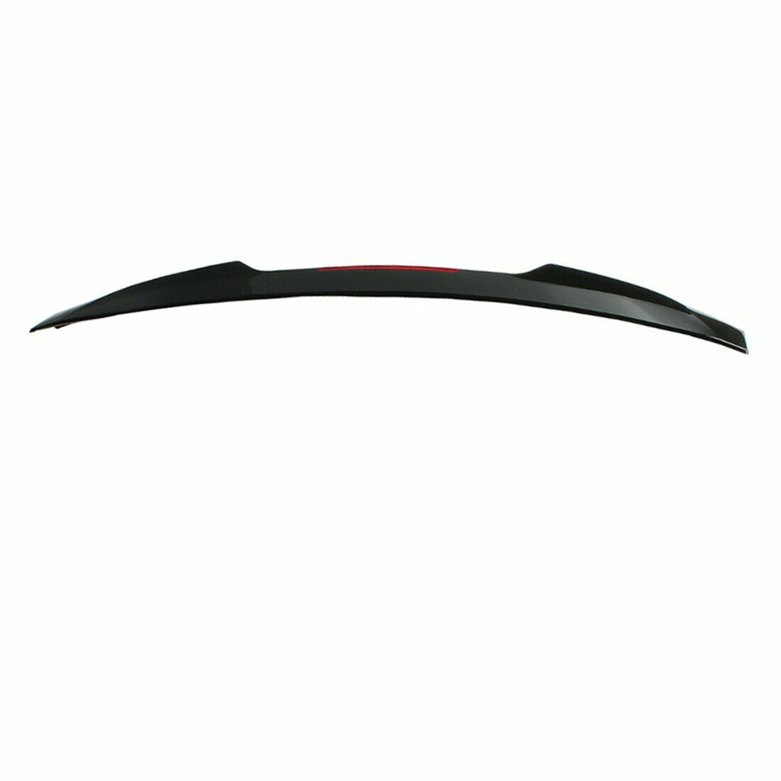 W/RED REFLECTOR FITS 2019-2024 VW JETTA MK7 & GLI GLOSS BLACK TRUNK SPOILER WING