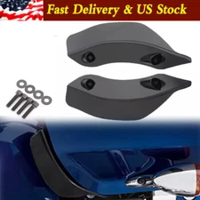 2x Fairing Air Deflectors Windshield Side Cover Fits for Harley Road Glide 2015+