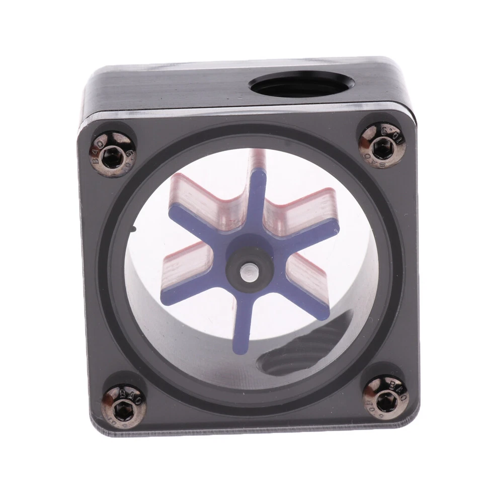 Wasserkühlung-Durchflussmesser G1/4" - Acryl-Durchflussanzeige quadratisch - Bild 2 von 4