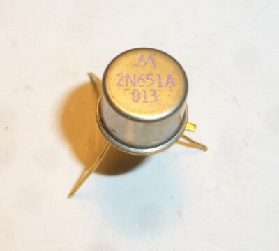 Transistor 2N651 A Motorola   Germanium PNP Stark vergoldet       / LF 65