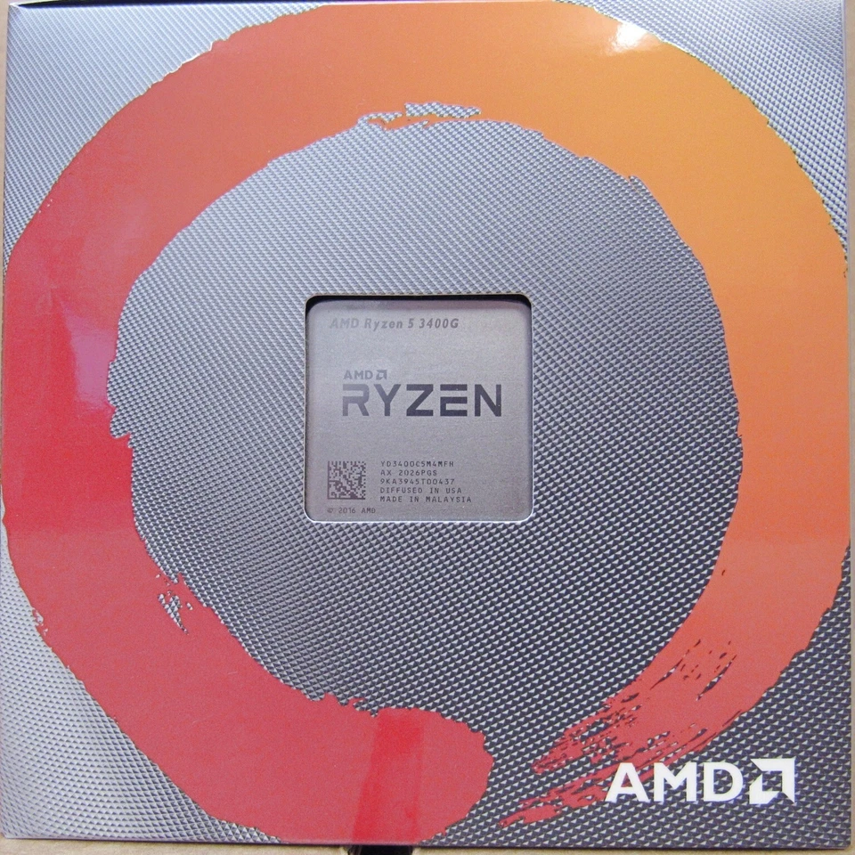 New AMD Ryzen 5 Model 3400G (4 Cores/8 Threads) with Radeon RX Vega Graphics - Image 2 of 4