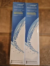 RWF0500A Refrigerator Water Filter 2 Pack Fit For 4396508, EDR5RXD1 2 PACKS