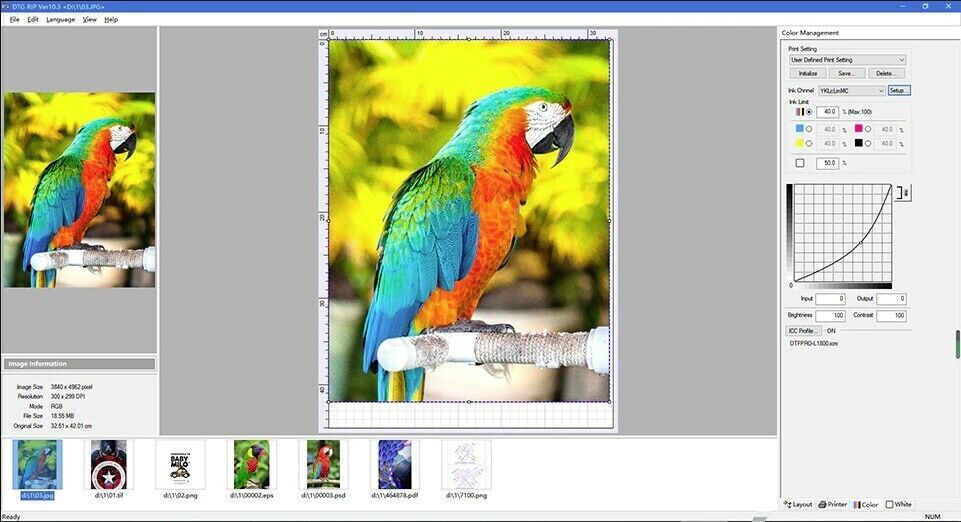AcroRIP V11, V10.5 Ou V10.3 - DTF, DTG E UV - Download - Foto 9