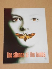 Anthony Hopkins/Jodie Foster - The Silence of The Lambs - 1991 UK Synopsis