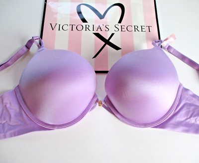 【34B/S】Victorias Secret新品ビキニセット Victoria's Secret 34B BRA SET+garter+S TEDDY HOT PINK HEART