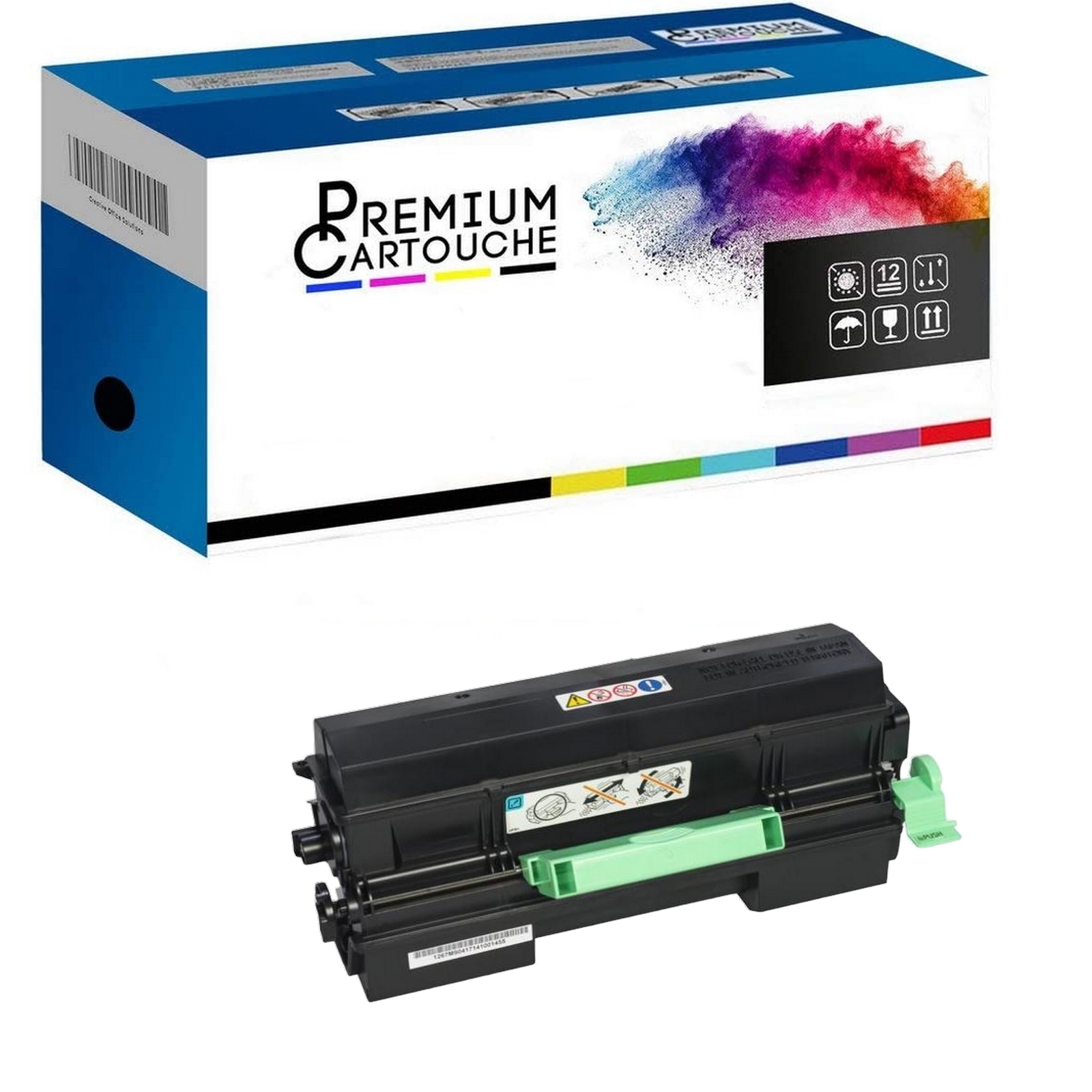 Toner noir 841887 compatible Lanier MP 401 idéal pour imprimer les rapports de gestion