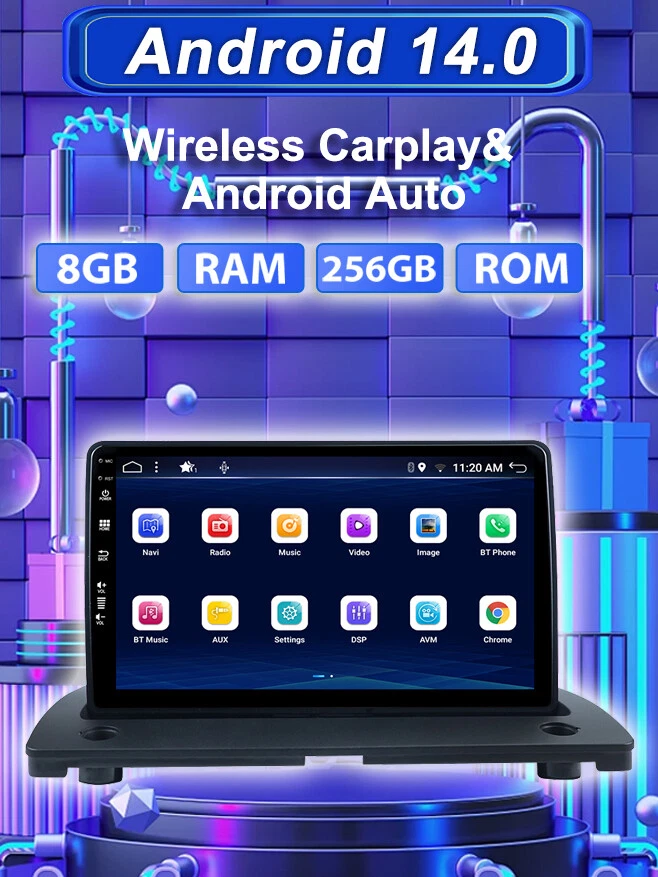 ✅8GB+256GB✅ Car Stereo GPS For Volvo XC90 2004-2014 Android 14 CarPlay Head Unit - Image 4 of 4