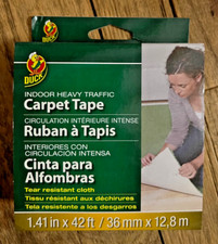 Duck 1.41 in. W X 42 ft. L Polyester Indoor and Outdoor Carpet Tape - Brand New 
