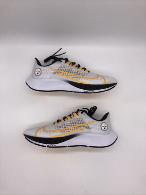 Nike Mens Air Zoom Pegasus 37 Pittsburgh Steelers Black Yellow