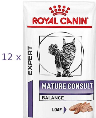 (  28,38 / kg) ROYAL CANIN Expert Mature Consult Mousse Katzenfutter - 12 x 85 g