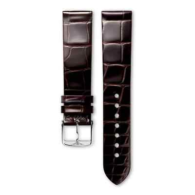 Genuine Longines 20mm Bright Brown Alligator Strap L682110115