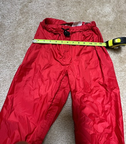 Vintage Patagonia Kids Red Nylon Pants 4/5 - Picture 5 of 6