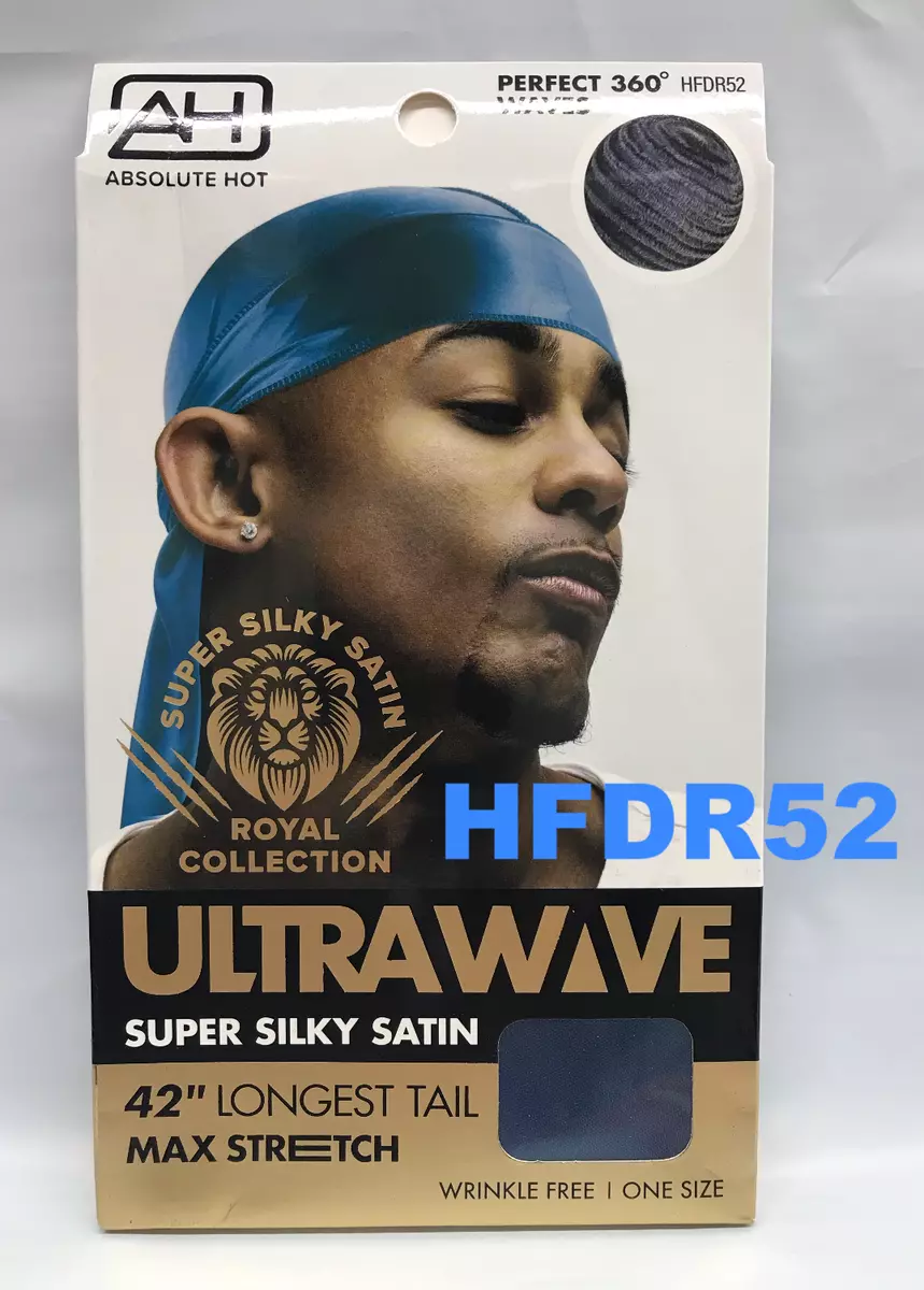 Durag in Satin LV Blue and Gold