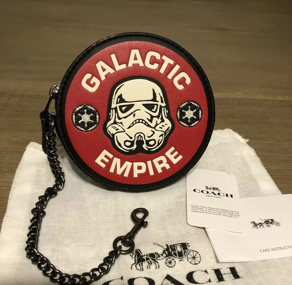 COACH STAR WARS Galactic Empire Storm Trooper Coin Case NWT! | eBay