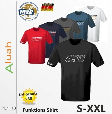 JUST COOL R1300GS Funktionsshirt T-Shirt für BMW Fans Motorrad Shirt Trophy Exclusive GS