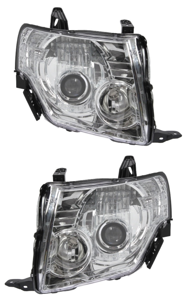Phare avant H11 H9 pour Pajero 4 avec réglage électrique projecteur anti-UV étanche côté droit gauche