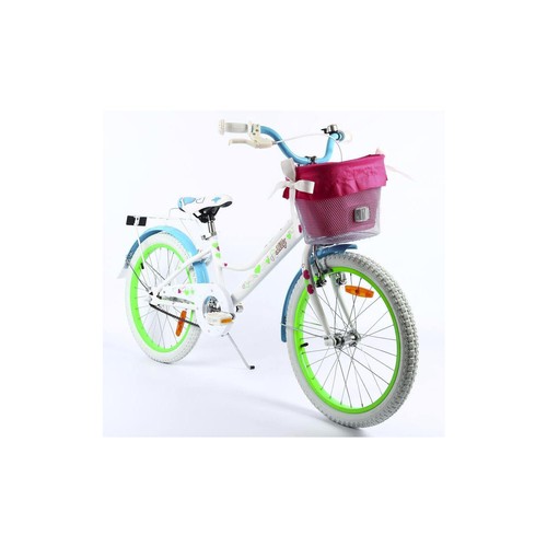 LILY 20" Kinderfahrrad Mädchenfahrrad Fahrrad für Mädchen Kinderrad WEISS-BLAU - Bild 4 von 5