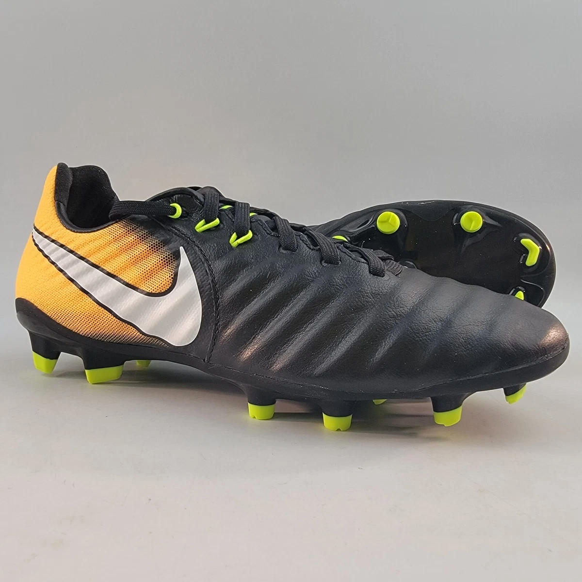 matar Adular Izar Nike Jr Tiempo Legend VII FG Soccer Cleats Black Laser Orange 897728-008  Youth 5 | eBay