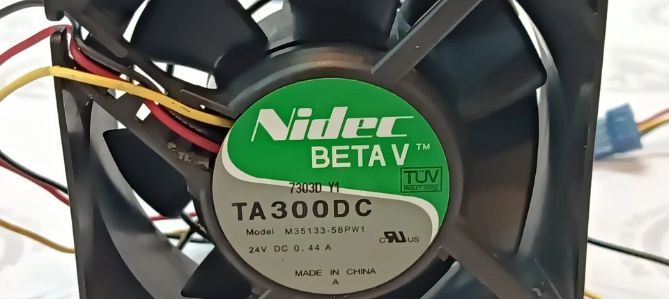 NIDEC BETA V TA300DC Cooling Fan 24V DC 80x80x38mm | Pack of 2 Fans - Image 2 of 4