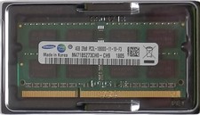 SAMSUNG  4 GB DDR3 1333 MHz PC3L SODIMM Laptop PC PORTATILE Memoria RAM