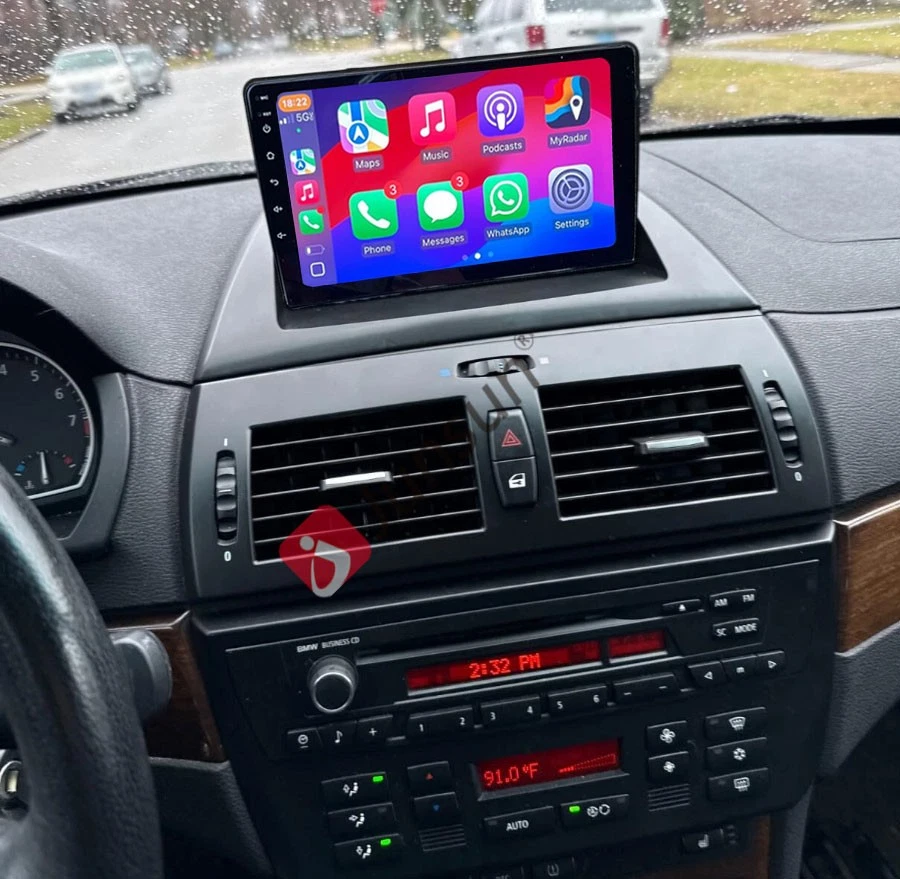 2G+64G DAB+ Android 14 Autoradio Für BMW X3 E83 GPS Navi BT-5.0 SWC WIFI 9 ZOLL - Bild 2 von 4