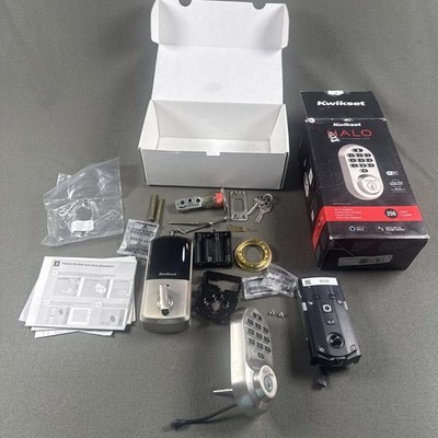 Kwikset HALO Smart Lock Deadbolt Satin Nickel Keypad PARTS ONLY *Read Desc