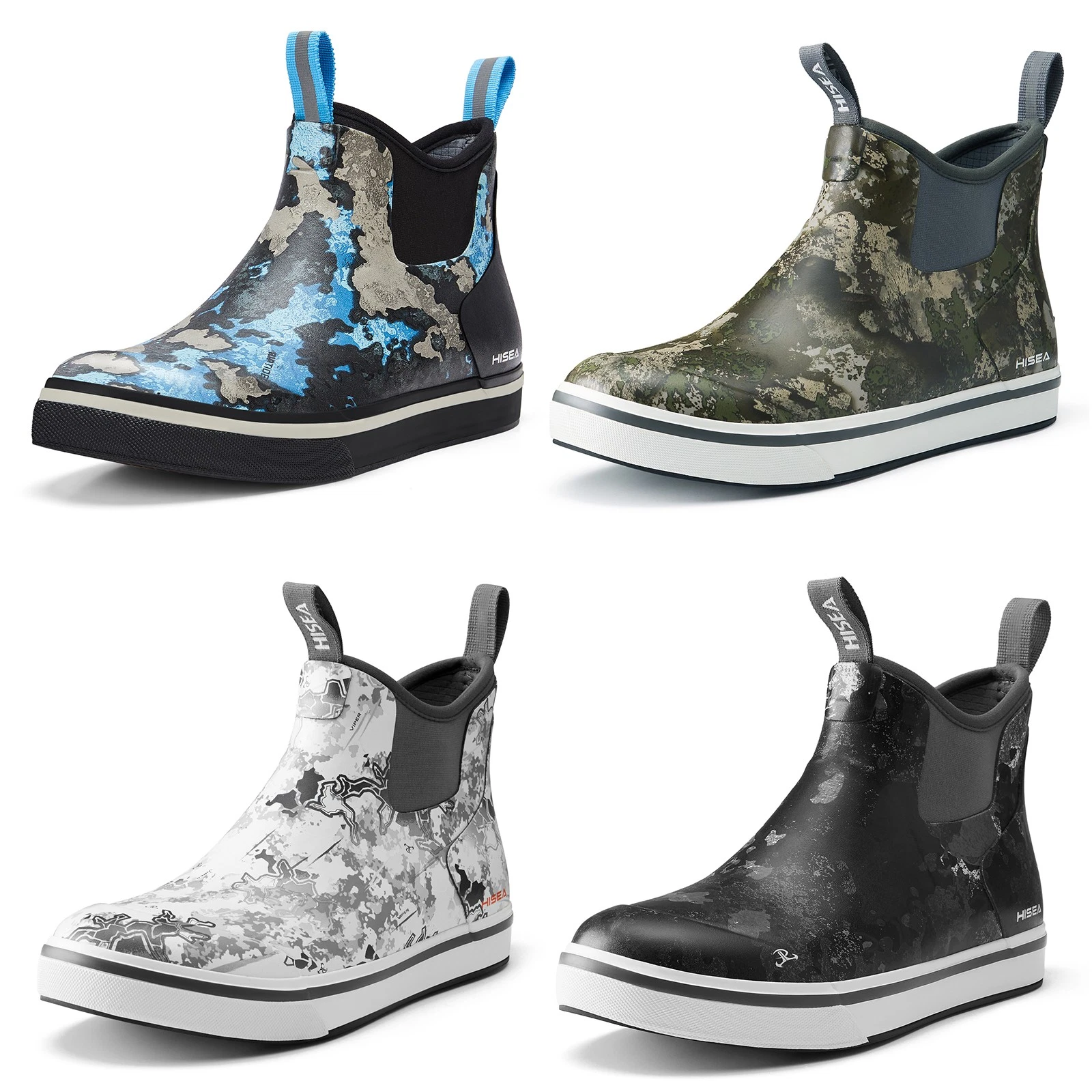 HISEA Men Waterproof Rain Boots Non-Slip Saltwater Fishing Ankle Deck Boots Camo
Opens in a new wind