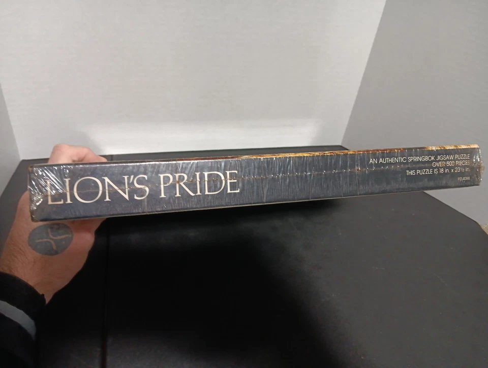Vintage Springbok Puzzle "Lion’s Pride" PZL4088 Over 500 Pieces 18x23 NIB Sealed - Image 4 of 4