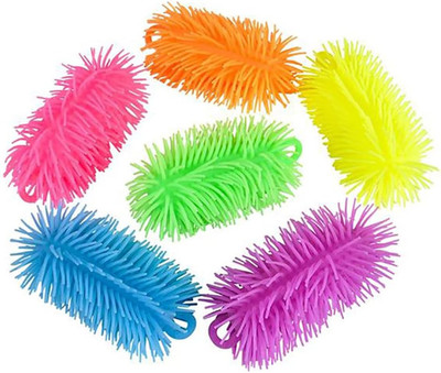 Puffer Ball Snake Toy, Stress Reliever Toy for Hand Wrist Finger Exercise Squeez