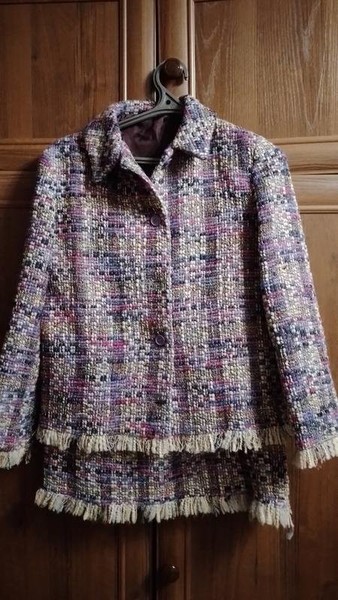 Women Boden Suit Multicolor Wool 38 / M / 46