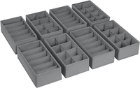 Homsorout Schubladen Organizer Kleidung - 8 StüCk Ordnungssystem Kleiderschrank