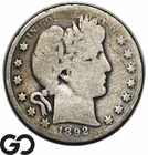 1892-O Barber Half Dollar, New Orleans Issue