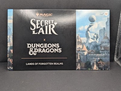 【未開封】MTG Lands of the Forgotten Realms MTG Secret Lair x Dungeons & Dragons Lands of the Forgotten Realms