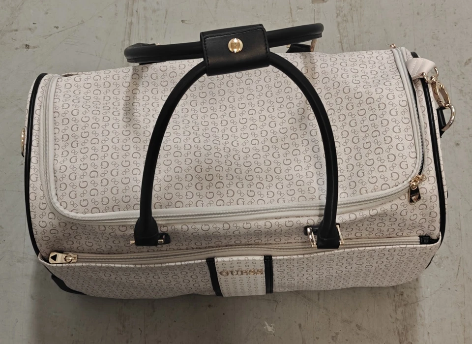 Bolso de Viaje de Lona con Ruedas GUESS Colección Suma Color-cemento Foto 2 de 4